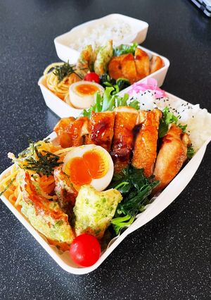 高校生弁当2023 7月7照り焼きチキン-レシピのメイン写真