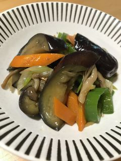 茄子とピーマンの中華風炒め-レシピのメイン写真