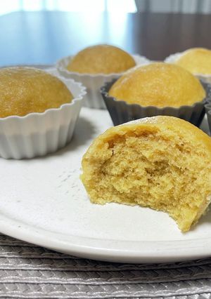 グルテンフリー◎米粉の黒糖蒸しパン-レシピのメイン写真