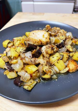 ジューシー☆鶏もも肉と夏野菜のカレー炒め-レシピのメイン写真