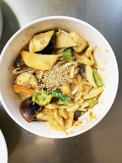 肉無チクワ簡単きな粉オイクリーム野菜炒め-レシピのメイン写真