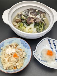 マハタの水炊き鍋と味ご飯-レシピのメイン写真
