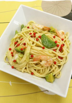 えびとアボカドの夏のパスタby草津市-レシピのメイン写真