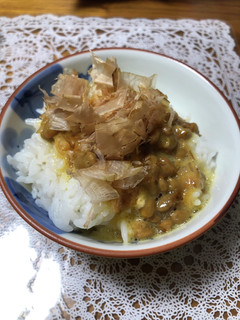 ちょっぴり背徳感?!納豆ごはん-レシピのメイン写真