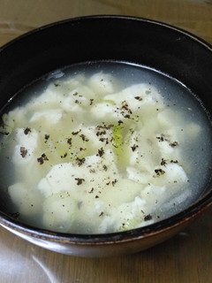 お豆腐のスープ-レシピのメイン写真