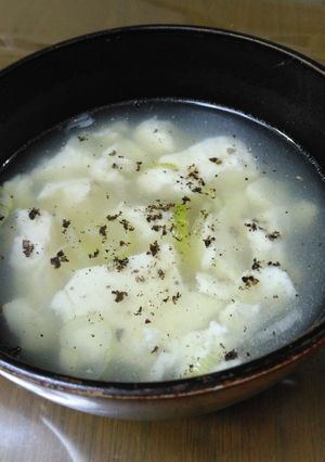 お豆腐のスープ-レシピのメイン写真