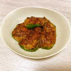 รูปของ 梅だれピーマンの肉詰め