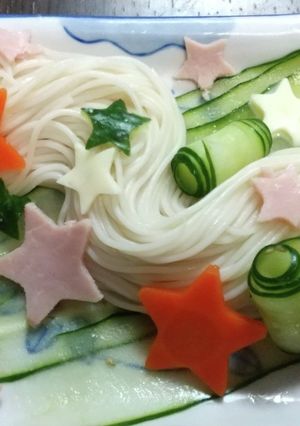 七夕そうめん・2023-レシピのメイン写真