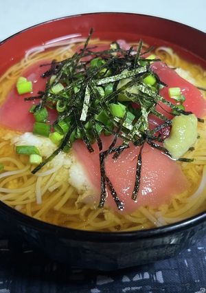 山かけそうめん-レシピのメイン写真