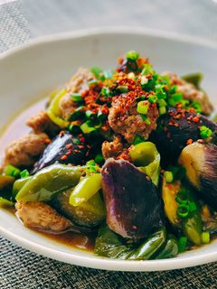 レンジで8分♪ナスピーマンの中華炒め煮-レシピのメイン写真