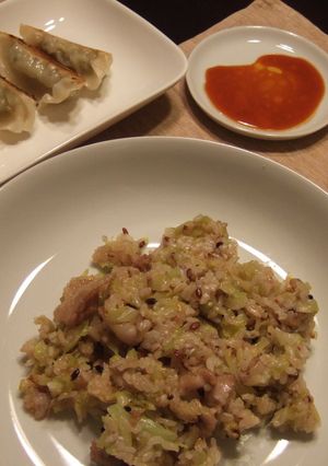 たっぷりキャベツと豚肉のチャーハン-レシピのメイン写真