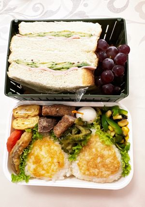 息子塾弁（昼食夕方）2023.07.08-レシピのメイン写真