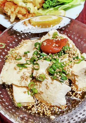 冷奴♪ごま油と麺つゆでさっぱりと♡-レシピのメイン写真