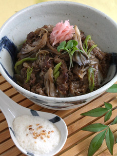まいたけ牛丼-レシピのメイン写真