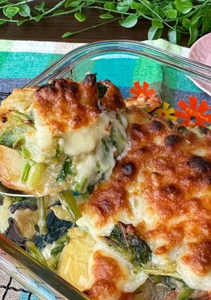 じゃがいもとほうれん草のクリームグラタン-レシピのメイン写真