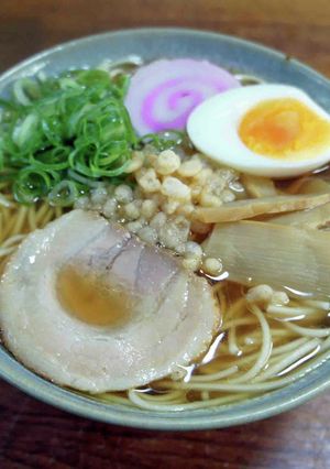 白石温麺で醤油らーめん-レシピのメイン写真