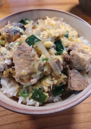 サバ缶　まかない丼-レシピのメイン写真