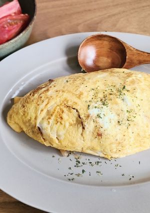 昔ながらのオムライス-レシピのメイン写真