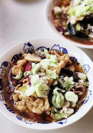 冷たい揚げなす肉そば☆冷凍食品フル活用！-レシピのメイン写真
