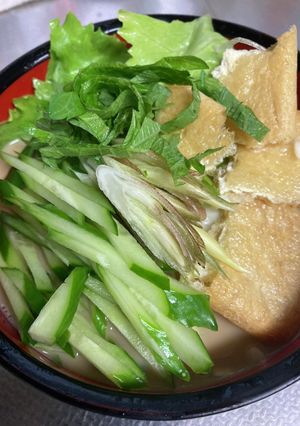 冷やし豆乳うどん-レシピのメイン写真