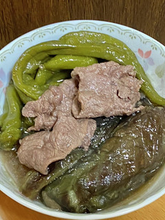 牛肉と茄子&万願寺唐辛子の甘辛煮-レシピのメイン写真