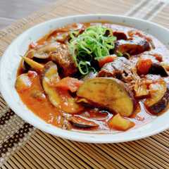 รูปของ レンジで簡単☆鯖缶となすの味噌トマト煮