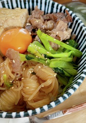 牛こますき焼き丼-レシピのメイン写真