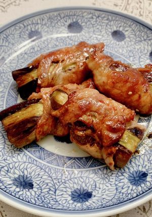 焼肉のたれで☆ナスの肉巻き-レシピのメイン写真