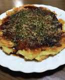 日清お好み焼き粉で作るねぎ焼き