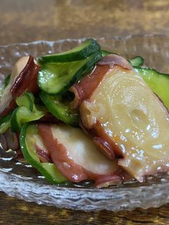 ☆ピリ辛中華風タコときゅうりの酢の物☆-レシピのメイン写真