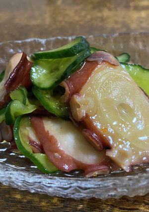 ☆ピリ辛中華風タコときゅうりの酢の物☆-レシピのメイン写真
