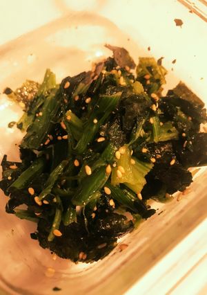 ほうれん草の海苔ナムル-レシピのメイン写真