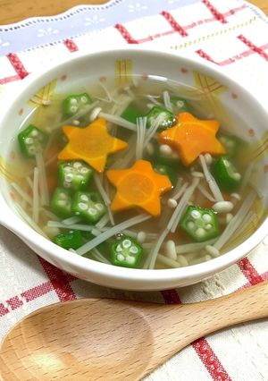 星に願いを…七夕スープ♪-レシピのメイン写真