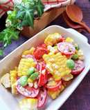 たっぷり夏野菜のペッパーマヨサラダ
