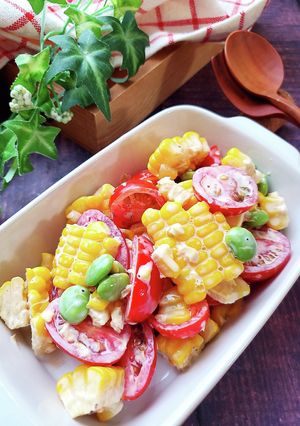 たっぷり夏野菜のペッパーマヨサラダ-レシピのメイン写真