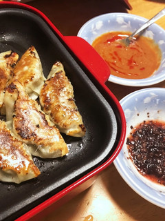 ジューシー餃子と、味噌ダレ梅ダレ2種-レシピのメイン写真