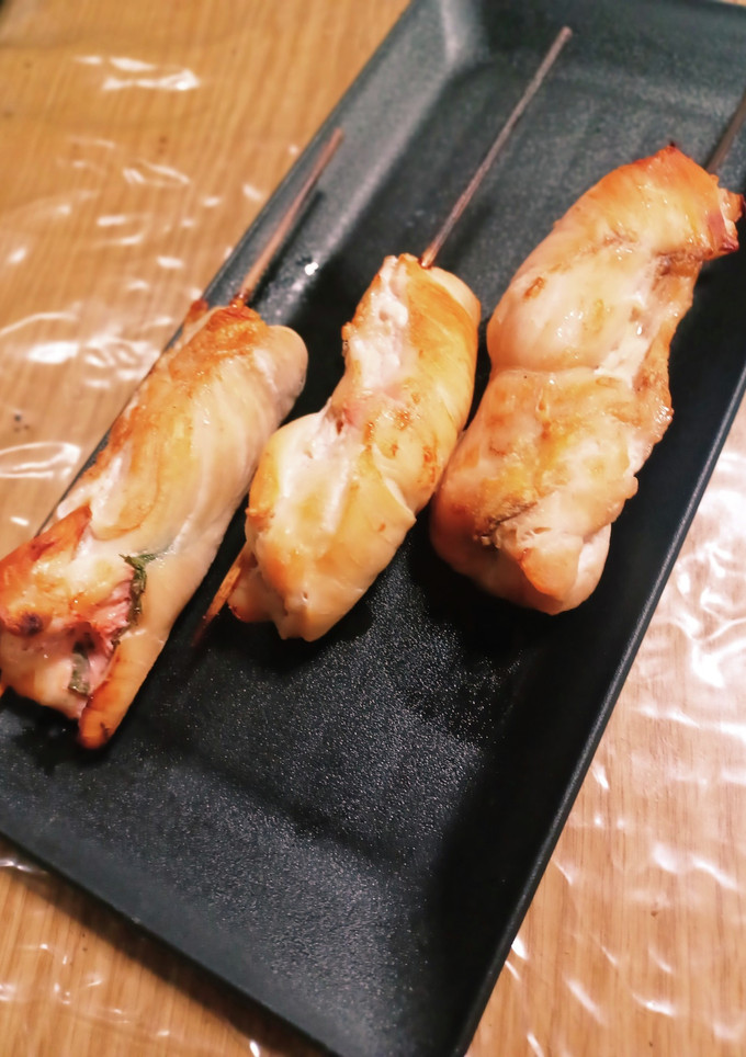 ☆ささみの明太子巻きの焼き鳥☆-レシピのメイン写真
