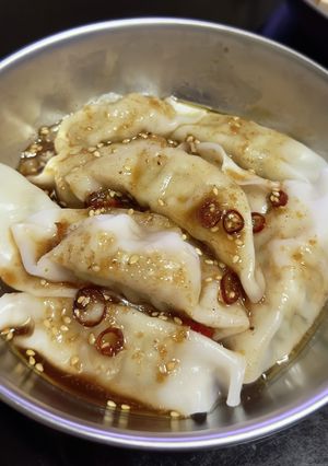 餃子のピリ辛黒酢ダレ✨-レシピのメイン写真