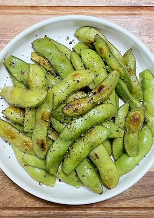 ビールのお供に！焼きバター枝豆-レシピのメイン写真