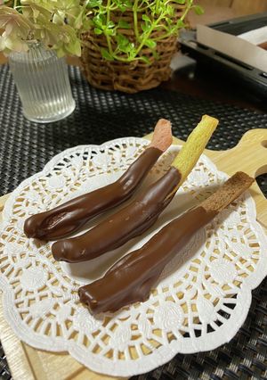 パンの耳でポッキーできちゃいました♡-レシピのメイン写真
