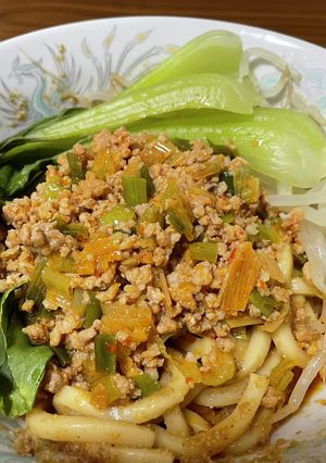 ホットクックで汁なし担々麺-レシピのメイン写真