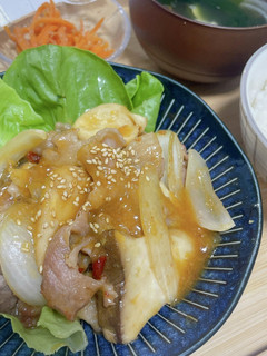豚こまのエリンギの甘辛味噌だれ炒め-レシピのメイン写真