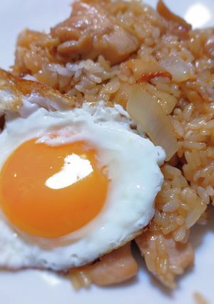 ガッツリやみつき！チキン照り焼きソース飯-レシピのメイン写真