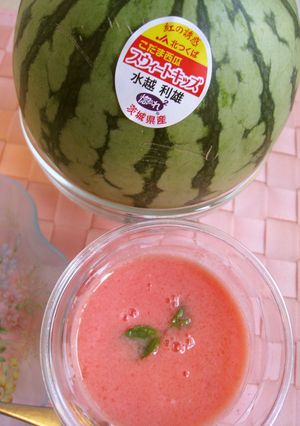 スイカスムージー-レシピのメイン写真