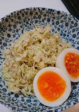 簡単!地味だが旨い!キャベツのごままみれ-レシピのメイン写真