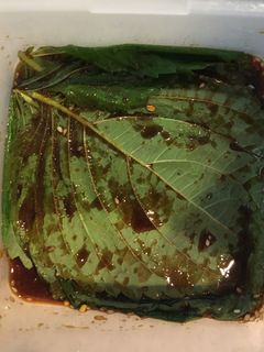 エゴマの醤油漬け-レシピのメイン写真