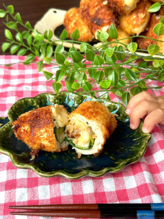 青梗菜のささみチーズロール巻きフライ-レシピのメイン写真