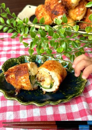 青梗菜のささみチーズロール巻きフライ-レシピのメイン写真