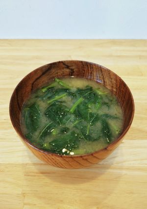トロっとモロヘイヤのかんたん味噌汁-レシピのメイン写真