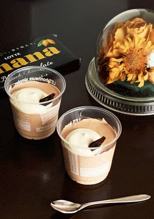 ふんわり濃厚♥簡単チョコムース-レシピのメイン写真